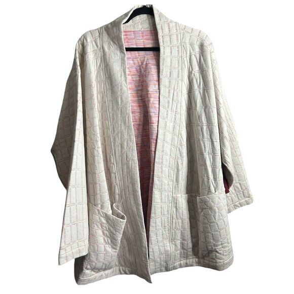 Nike Yoga Therma-FIT Luxe Women's Jacquard Quilted Jacket Reversible Size 1X - Picture 3 of 12